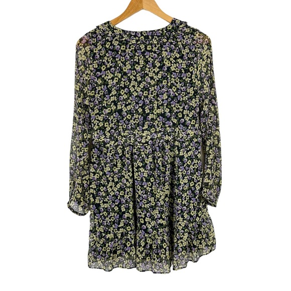 Zara Floral Print Button Down Dress Size XS - Picture 5 of 8